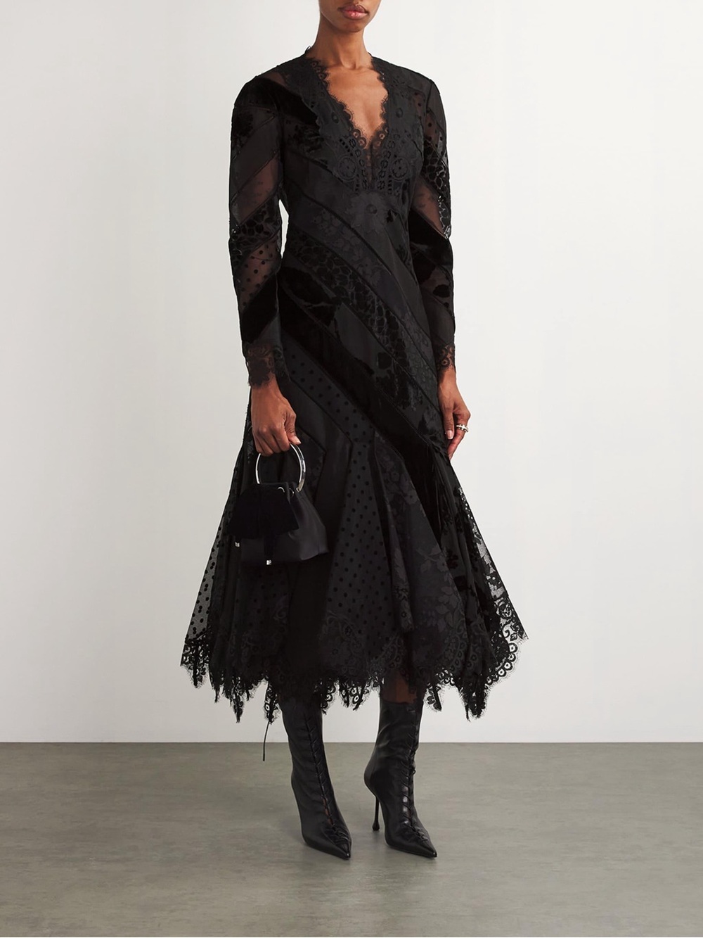 Authentic Zimmermann Lace Print Long Dress size 2 - Picture 5 of 11